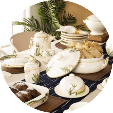 Cocina y mesa artesanía